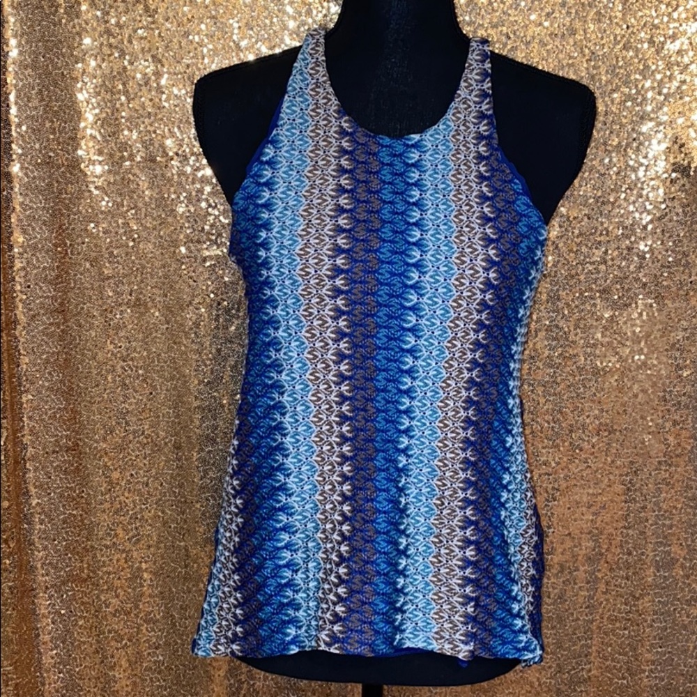 💠 Cute Tank Top colorful Blue